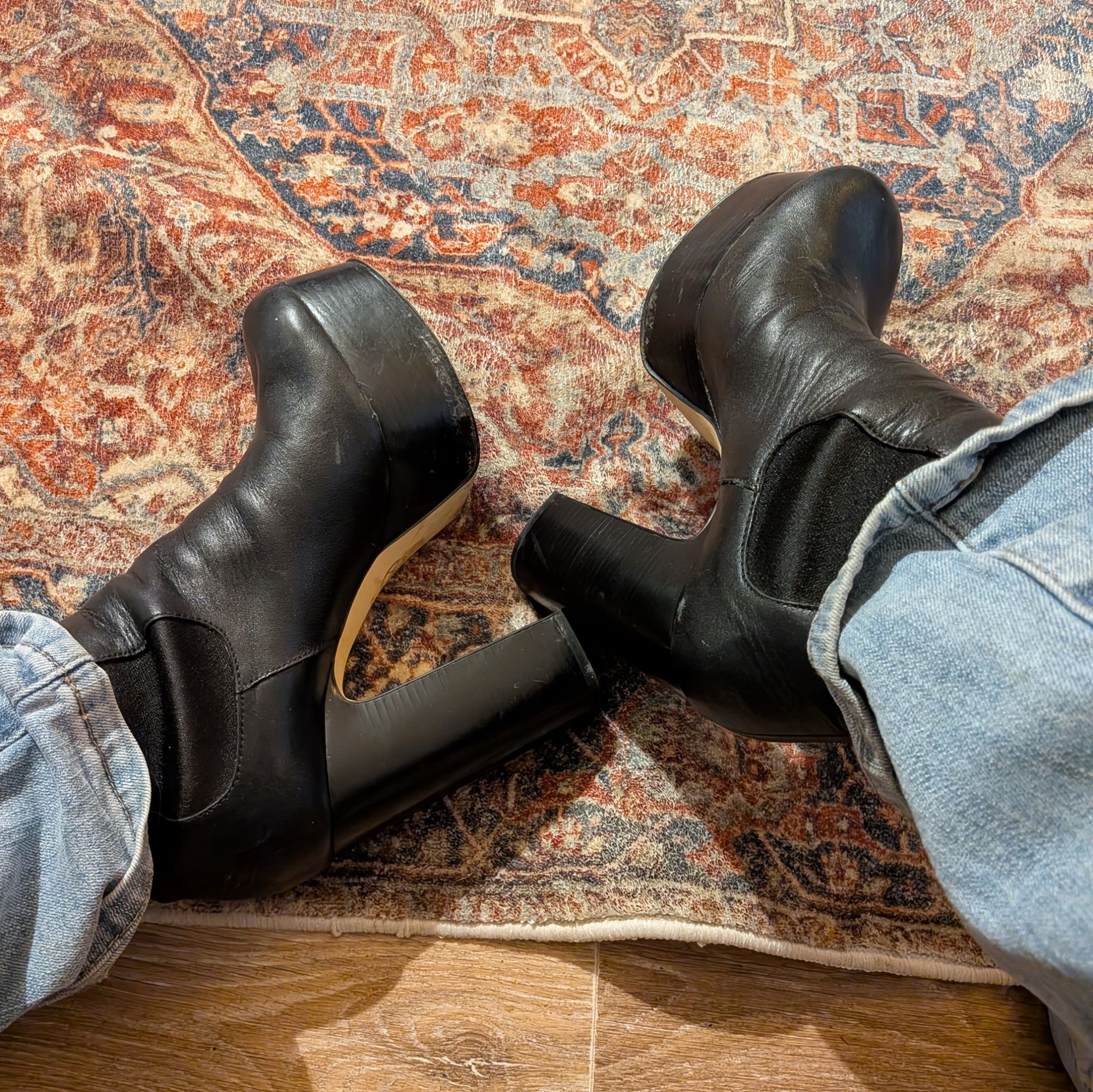 Designer High Heeled Ankle Boots