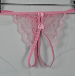 Crotchless thong