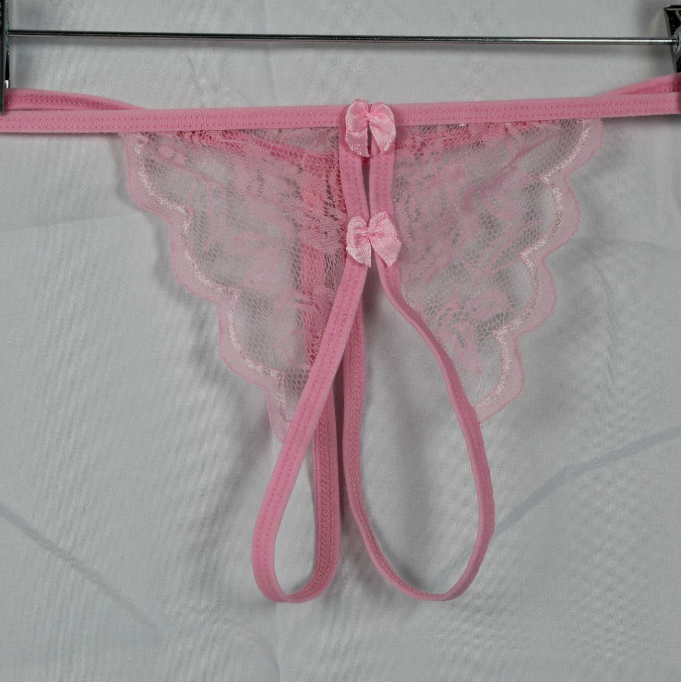 Crotchless thong
