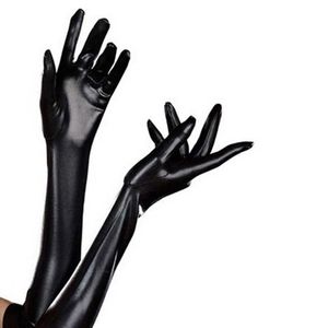 Silky Black Gloves S