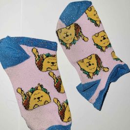 gamer girl old cute ankle socks