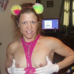 Fuzzy rainbow ears headband