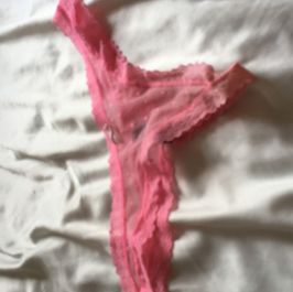 Used Pink Thong