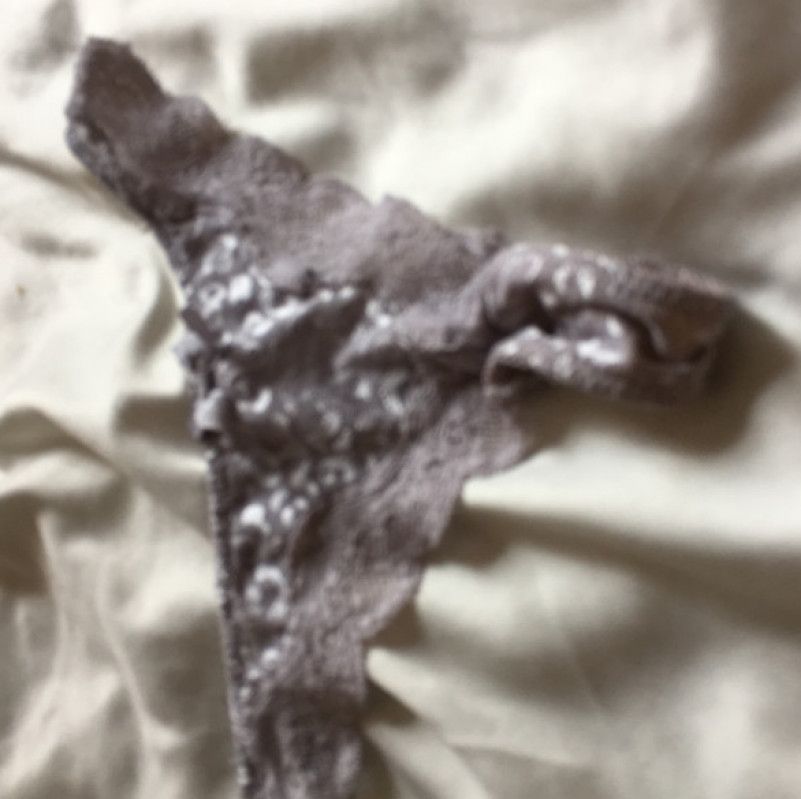 Used white thong