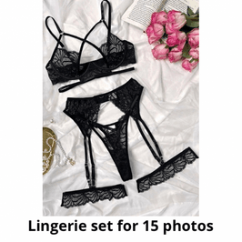 Lingerie set for 15 photos