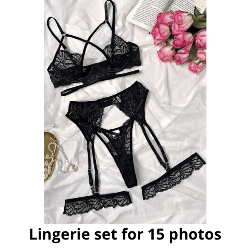 Lingerie set for 15 photos