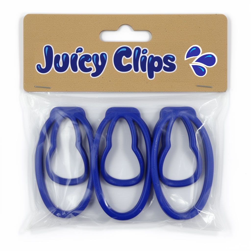 Juicy Clips 3 Pack Blue