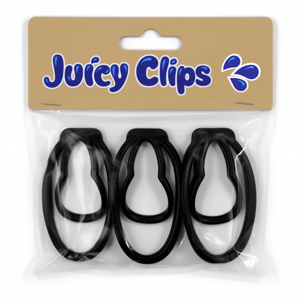 Juicy Clips 3 Pack Black