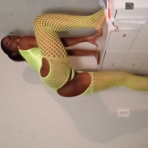 onesie and fish net