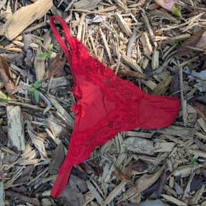 Red Panties with Bow