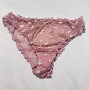 Sheer Floral Panties