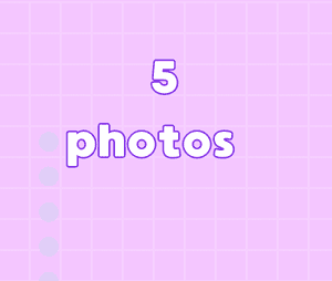 pack 5 photos