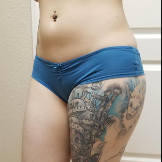 Coracias: Blue Cotton Cheeky