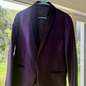 International Concepts Purple Blazer Jacket