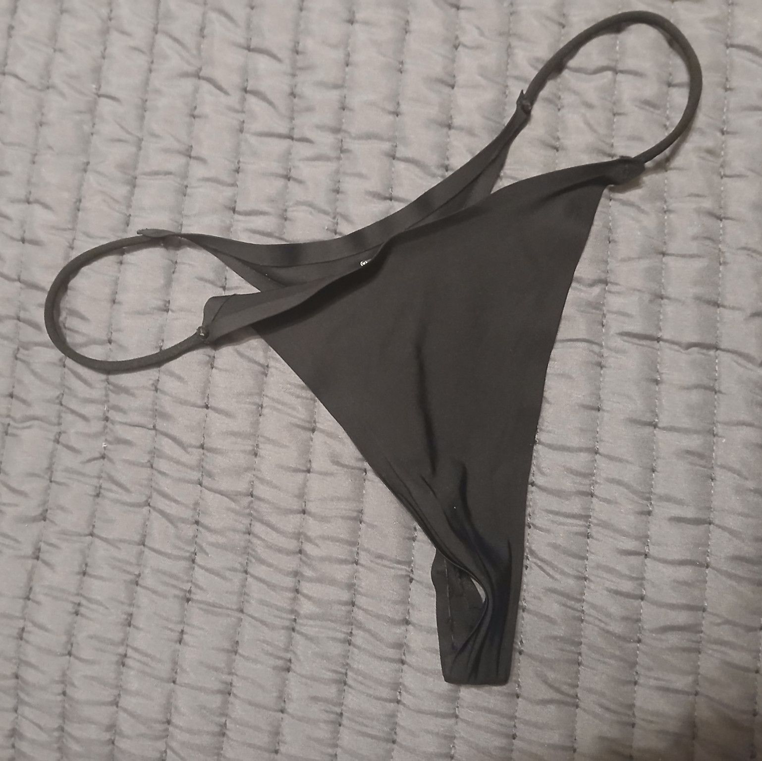 Black thong
