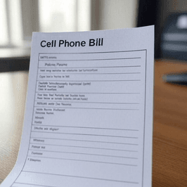 Cell phone bill