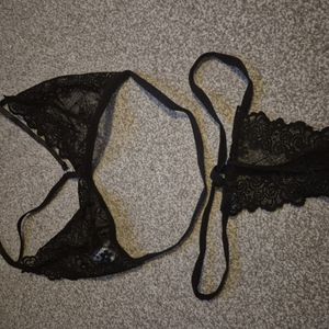 Black lace set