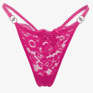 buy a pair of lace thongs that I wore PINK