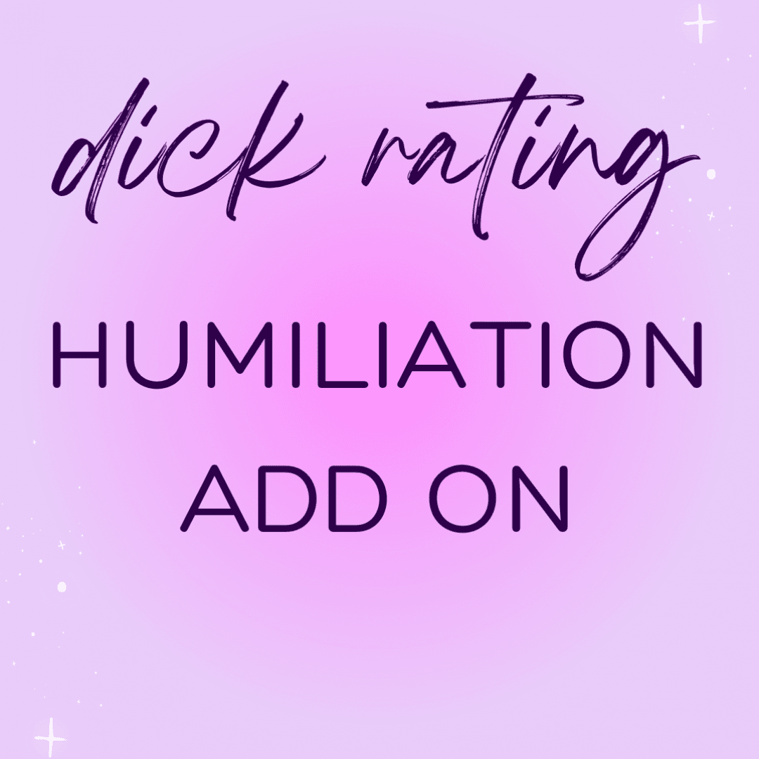 Dick Rating: Humiliation Add On