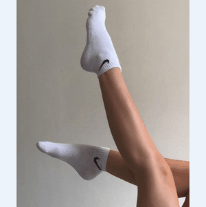 My Worn White Socks