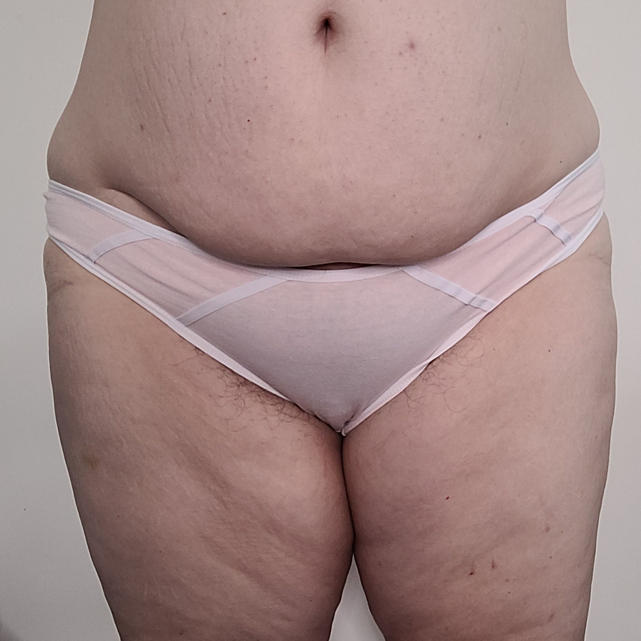 Pink and White Cotton Panties