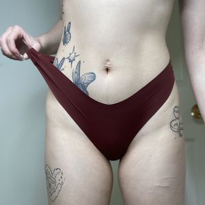 Brown Nylon Thong