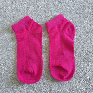 Pink trainer socks