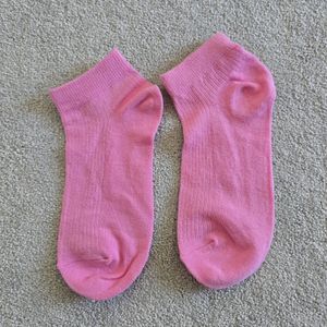 Pink trainer socks
