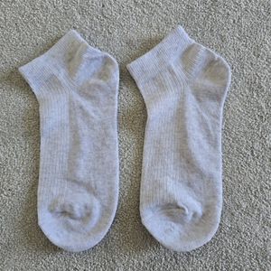 Grey trainer socks