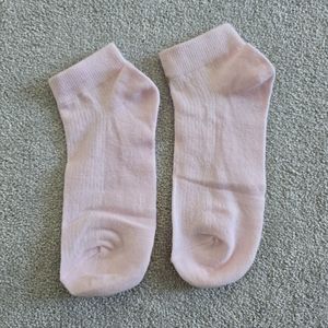 Light pink trainer socks