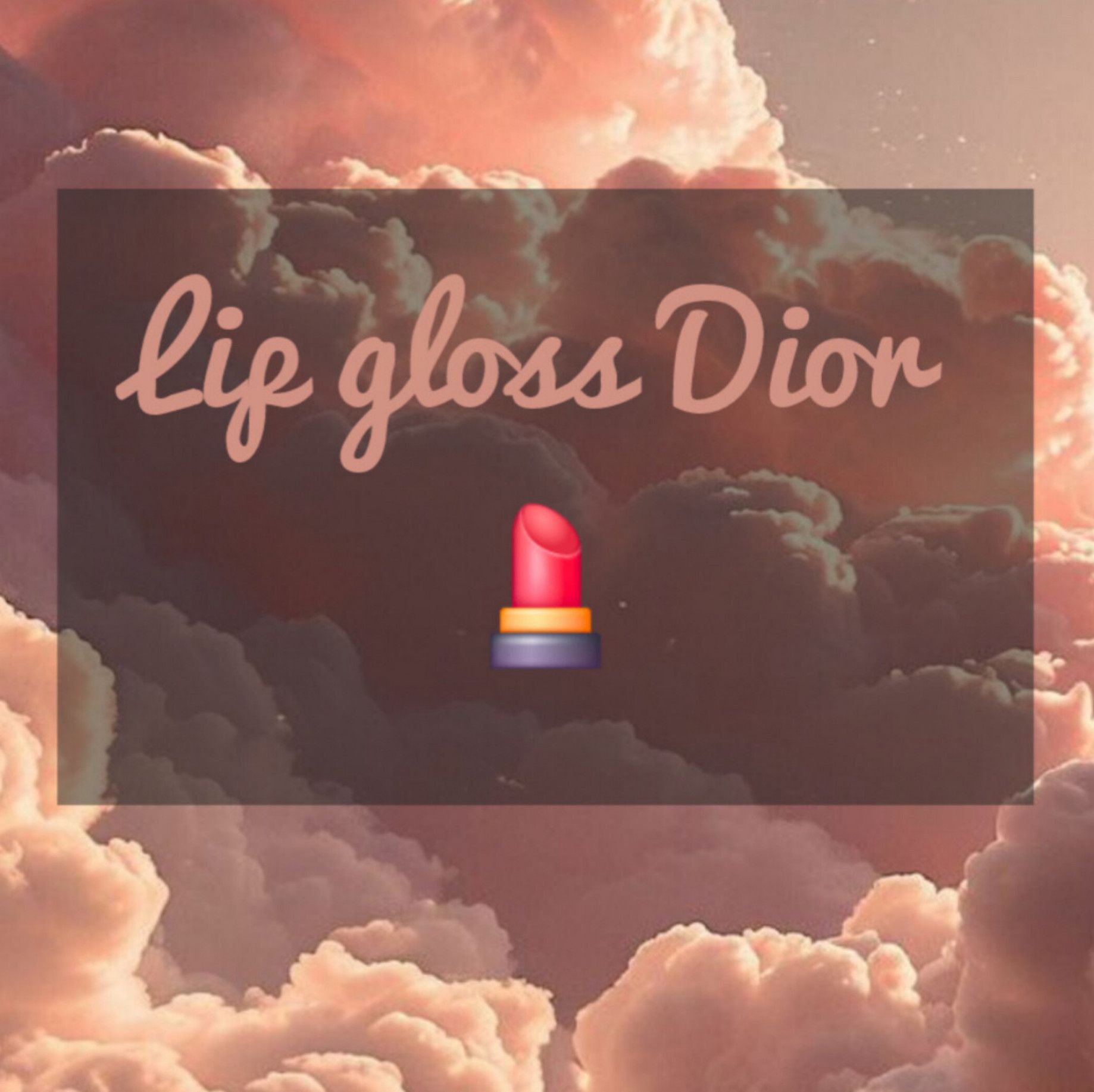 Lip gloss dior