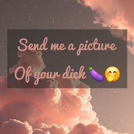 Send me a picture of your dick