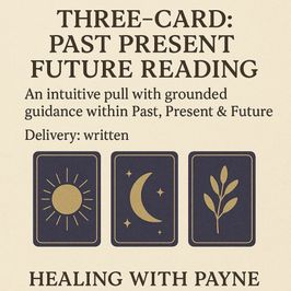 3 Card Past Present Future Reading