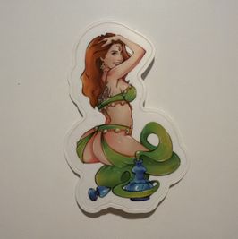 Fantasy Fetish Genie Sticker KP