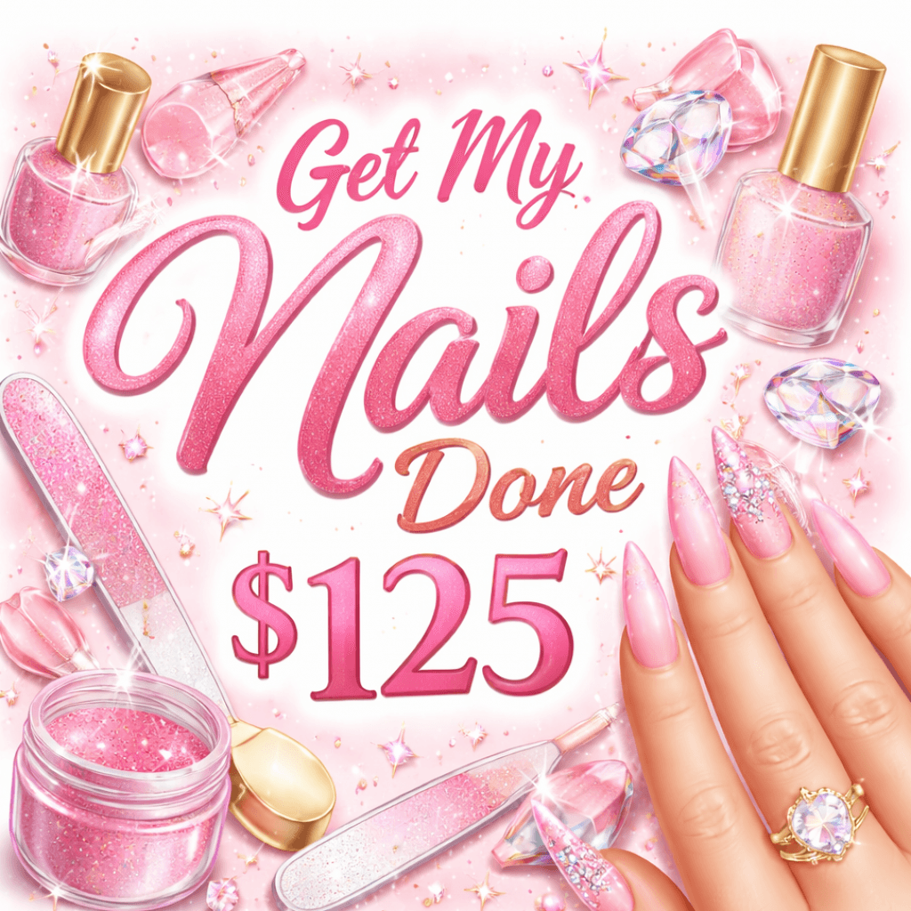 Get my nails Done Toes and Fingers Set