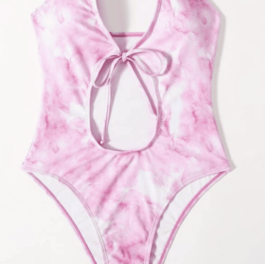 Pink One Piece Swimsuit