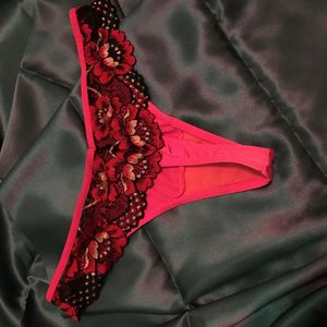 Pink Cheeky Thong