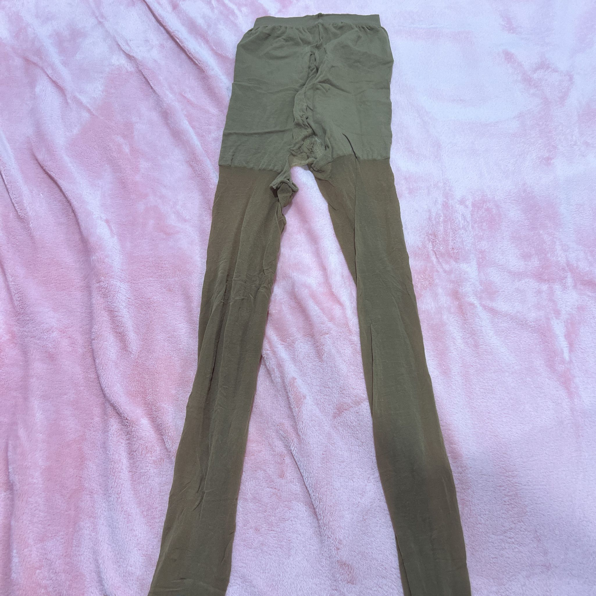 Worn and Torn Nylons Nude Color