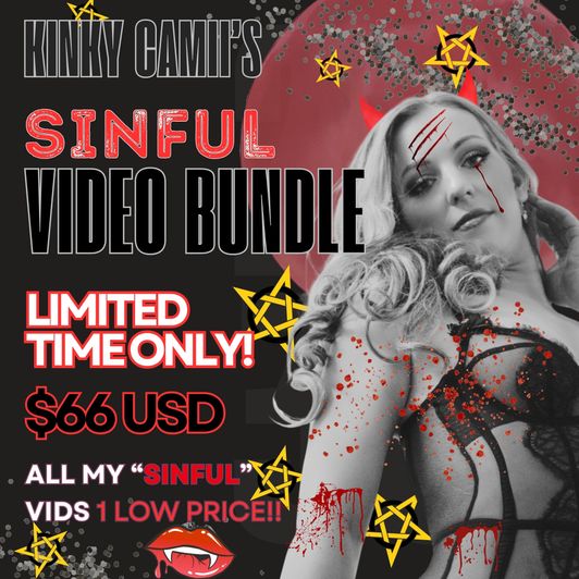 The Kinky Camii SINFUL Video Bundle!