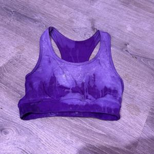 Purple Sports Bra