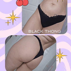 Black Thong
