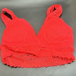 Red Lace Bra