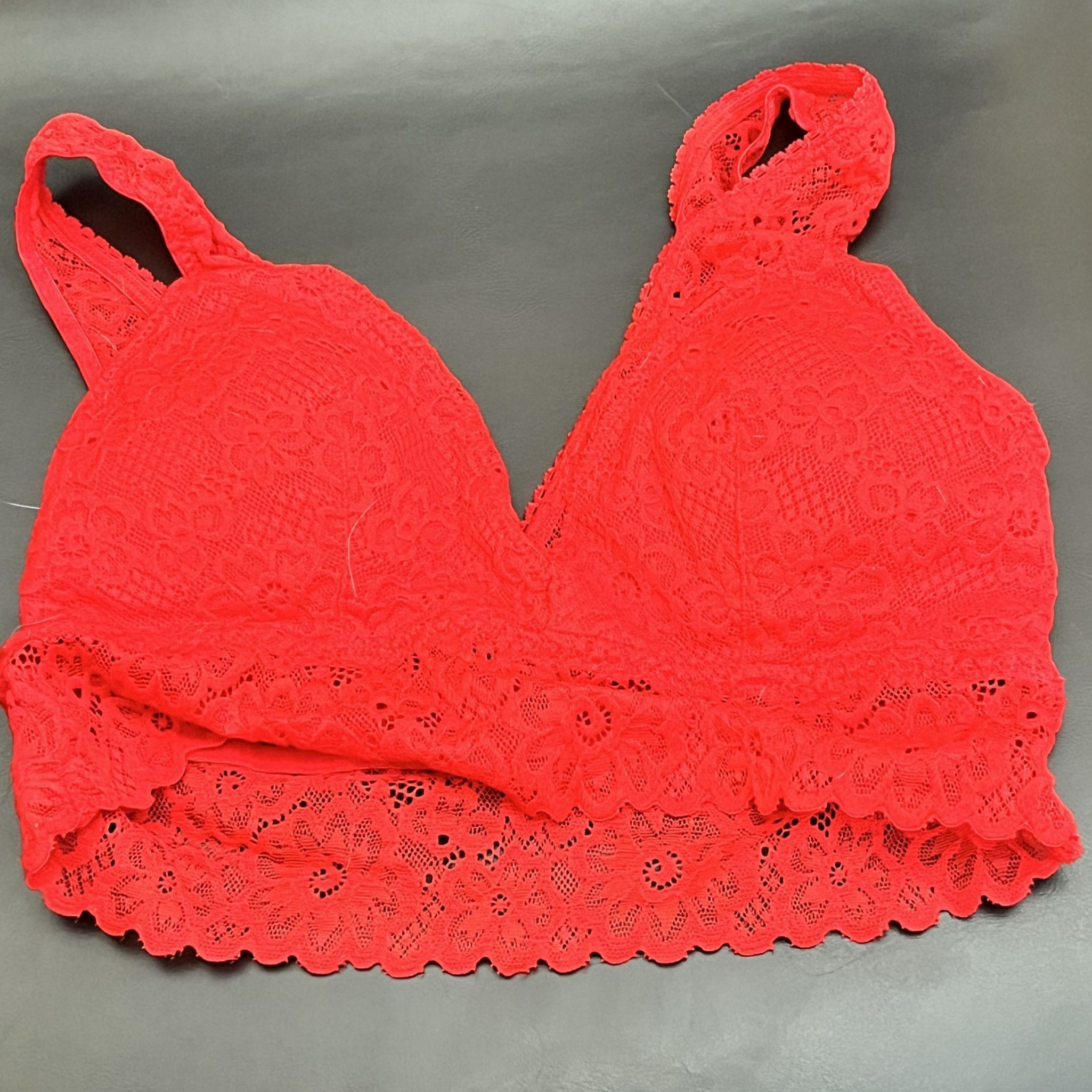 Red Lace Bra