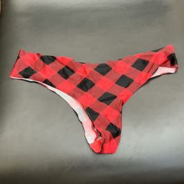 Plaid Thong Panties