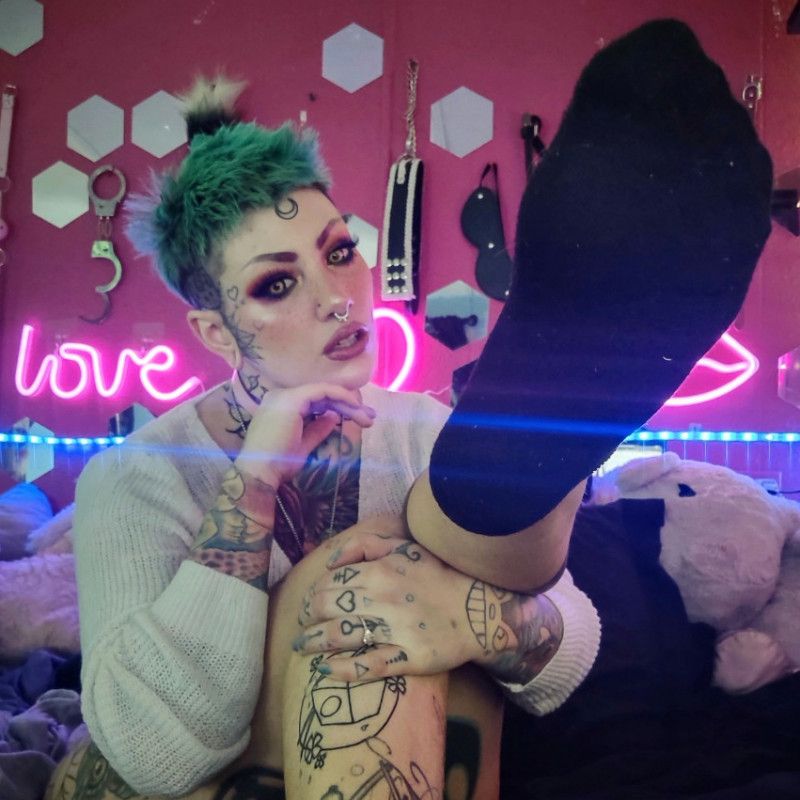 Worn Ankle Socks