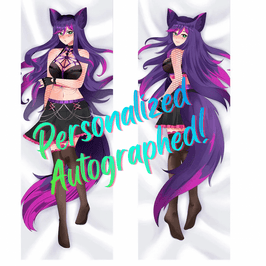 SFW 2 Sided Kitti Minx Dakimakura BodyPillow Case SIGNED