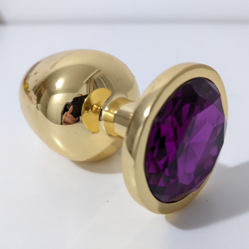 Used butt plug purple big size