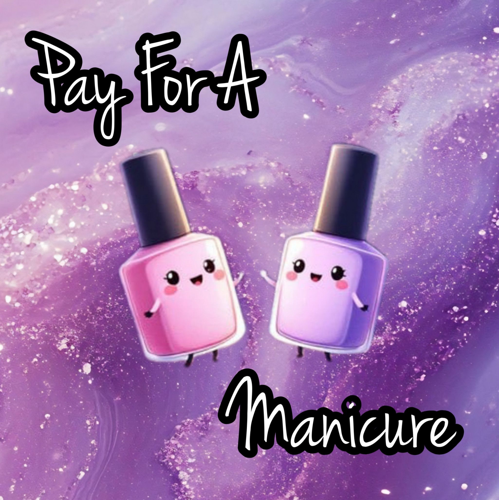 Pay for a manicure