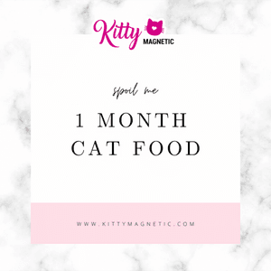 1 Month Of Cat Food