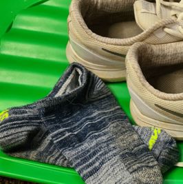 Gym Shoes with Socks